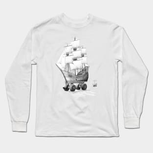 rolschaatsschip Long Sleeve T-Shirt